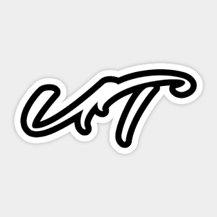 Unnecessary Things - Cursive VI Sticker